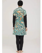 Naima Donker Blauw Burkini — Fully Covered Hijab Burkini