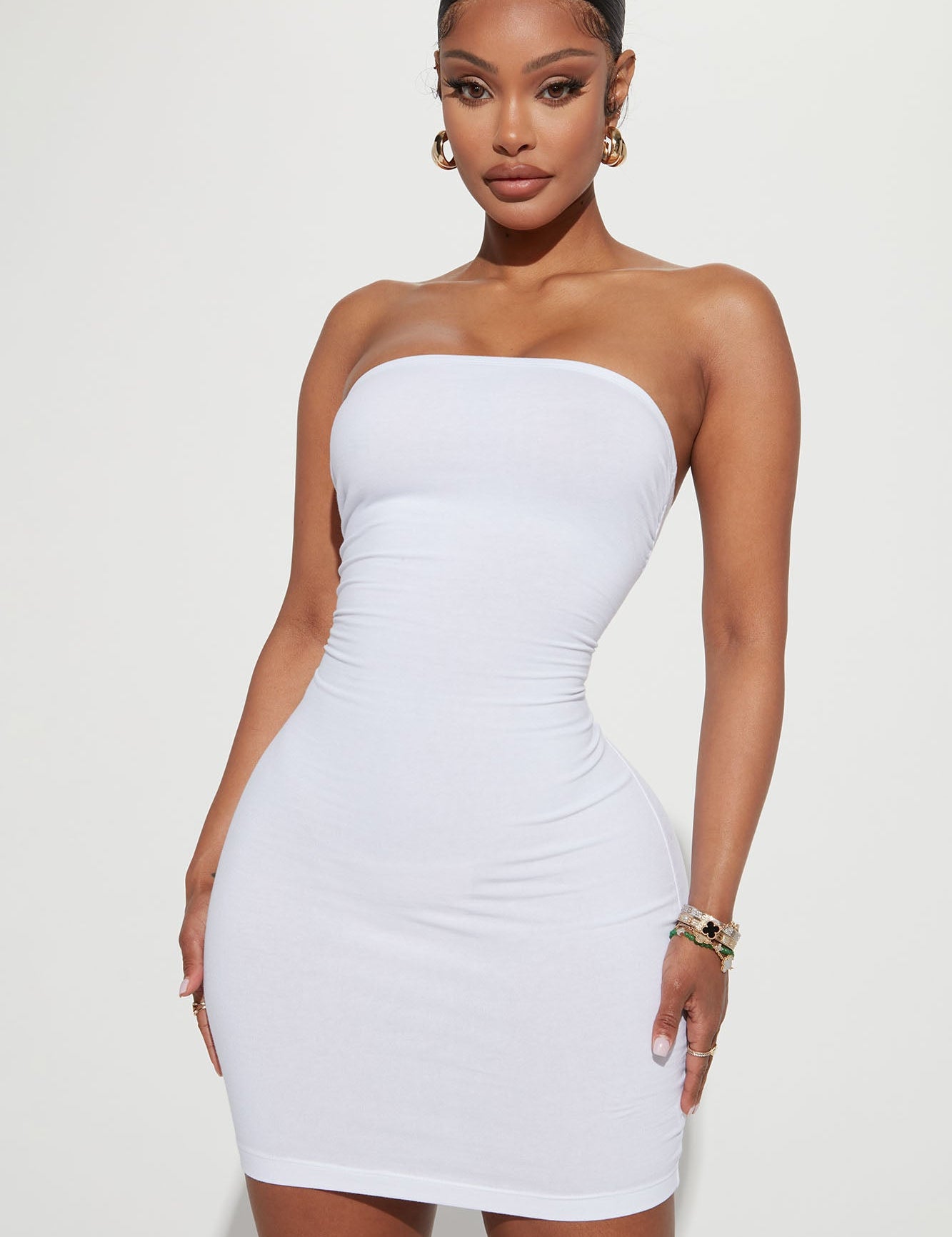 Salina Mini Jurk - Wit | Zomerse Casual Jurk