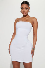 Salina Mini Jurk - Wit | Zomerse Casual Jurk