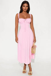 Rosalie Sweetheart Maxi Jurk - Roze