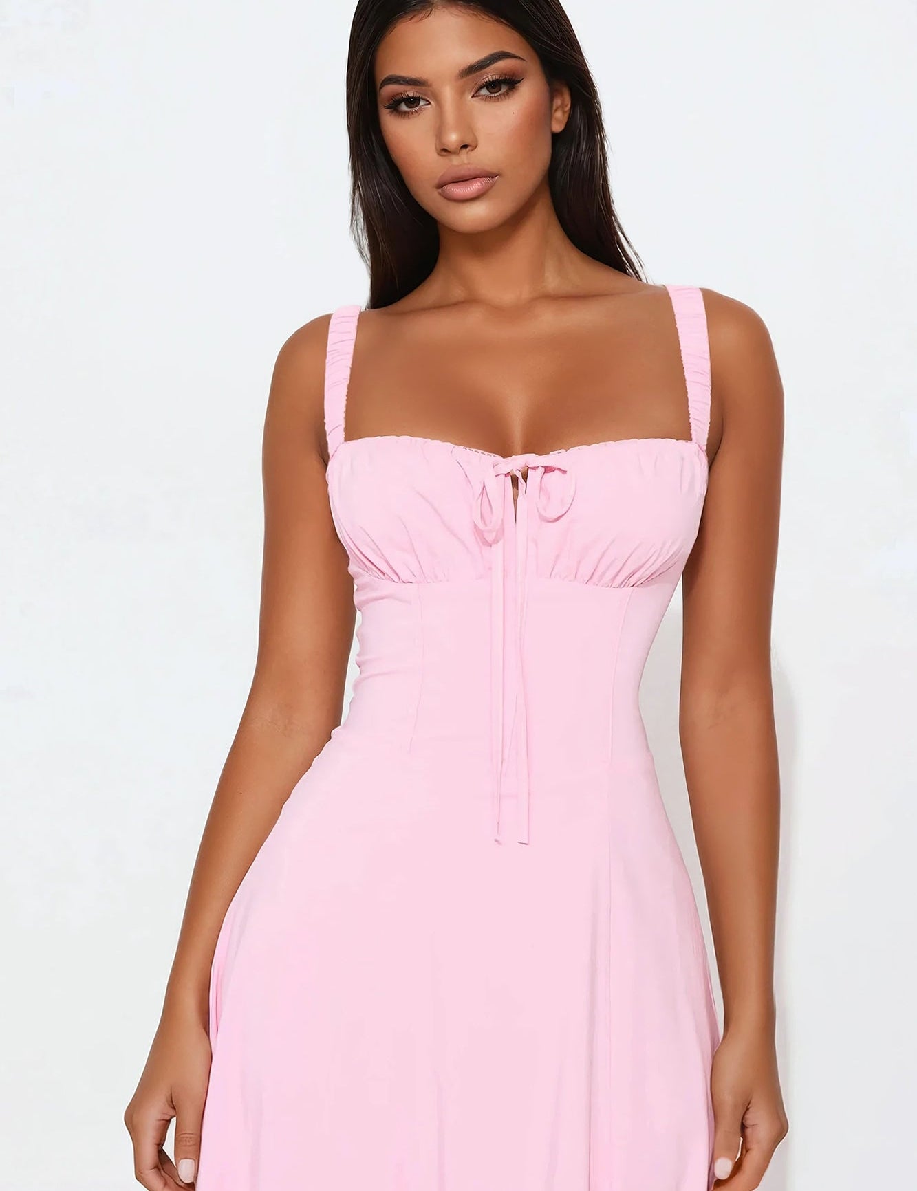 Rosalie Sweetheart Maxi Jurk - Roze