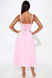 Rosalie Sweetheart Maxi Jurk - Roze