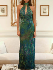 Monet Maxi Jurk - Irissen Print | Sera & Zena