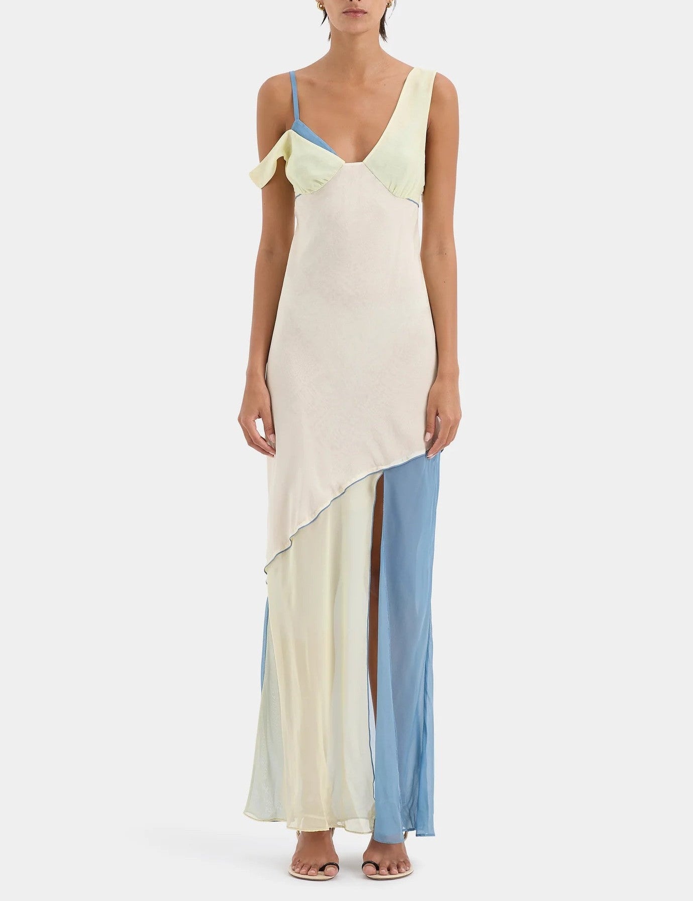 Thames Splice Midi Jurk | Geklede Midi Jurk voor Dames