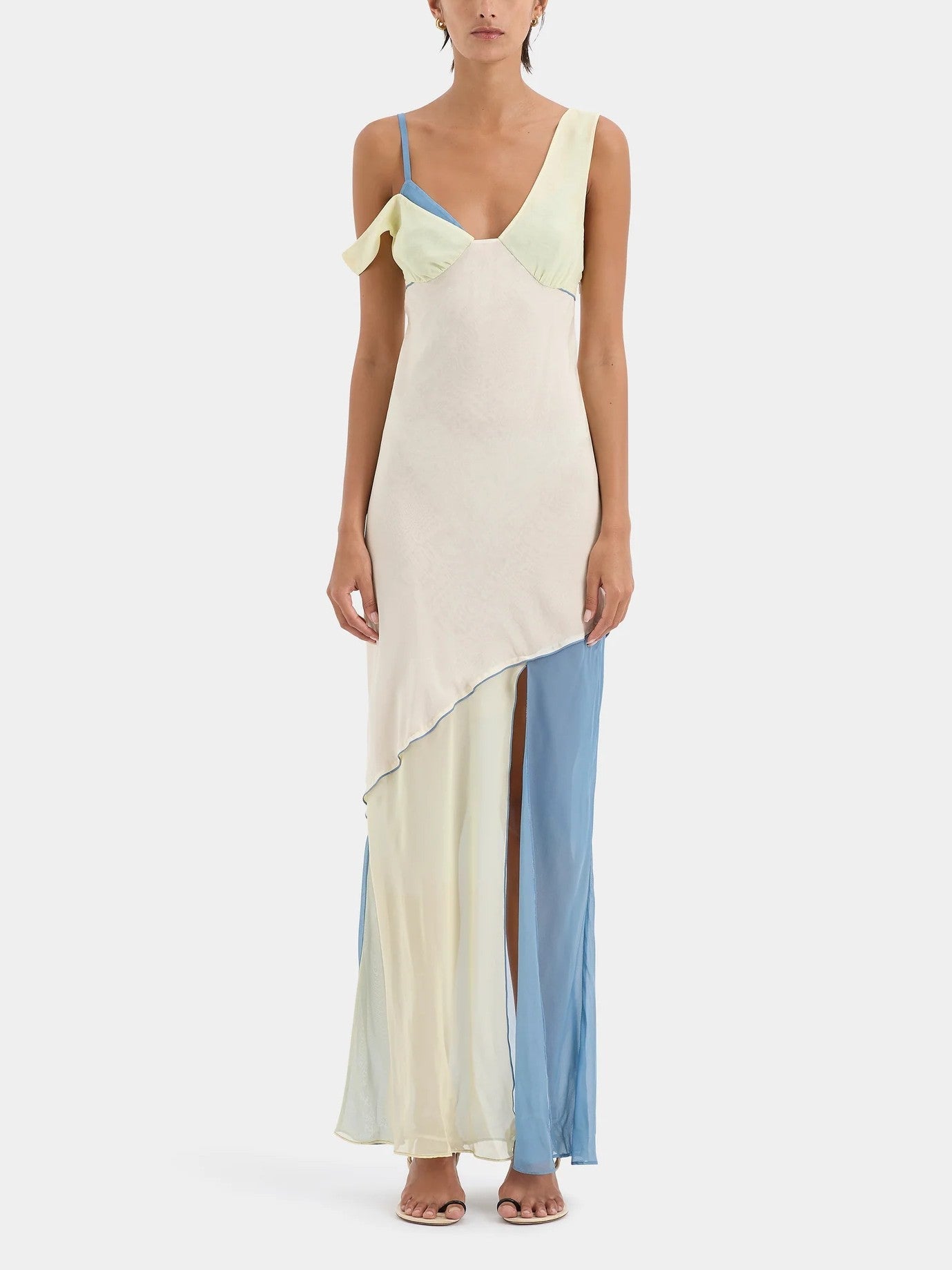 Thames Splice Midi Jurk | Geklede Midi Jurk voor Dames