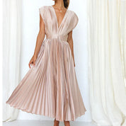 aina-elegante-geplooide-maxi-jurk-voor-dames-v-hals-zwierige-lange-casual-zomerjurk