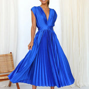 aina-elegante-geplooide-maxi-jurk-voor-dames-v-hals-zwierige-lange-casual-zomerjurk