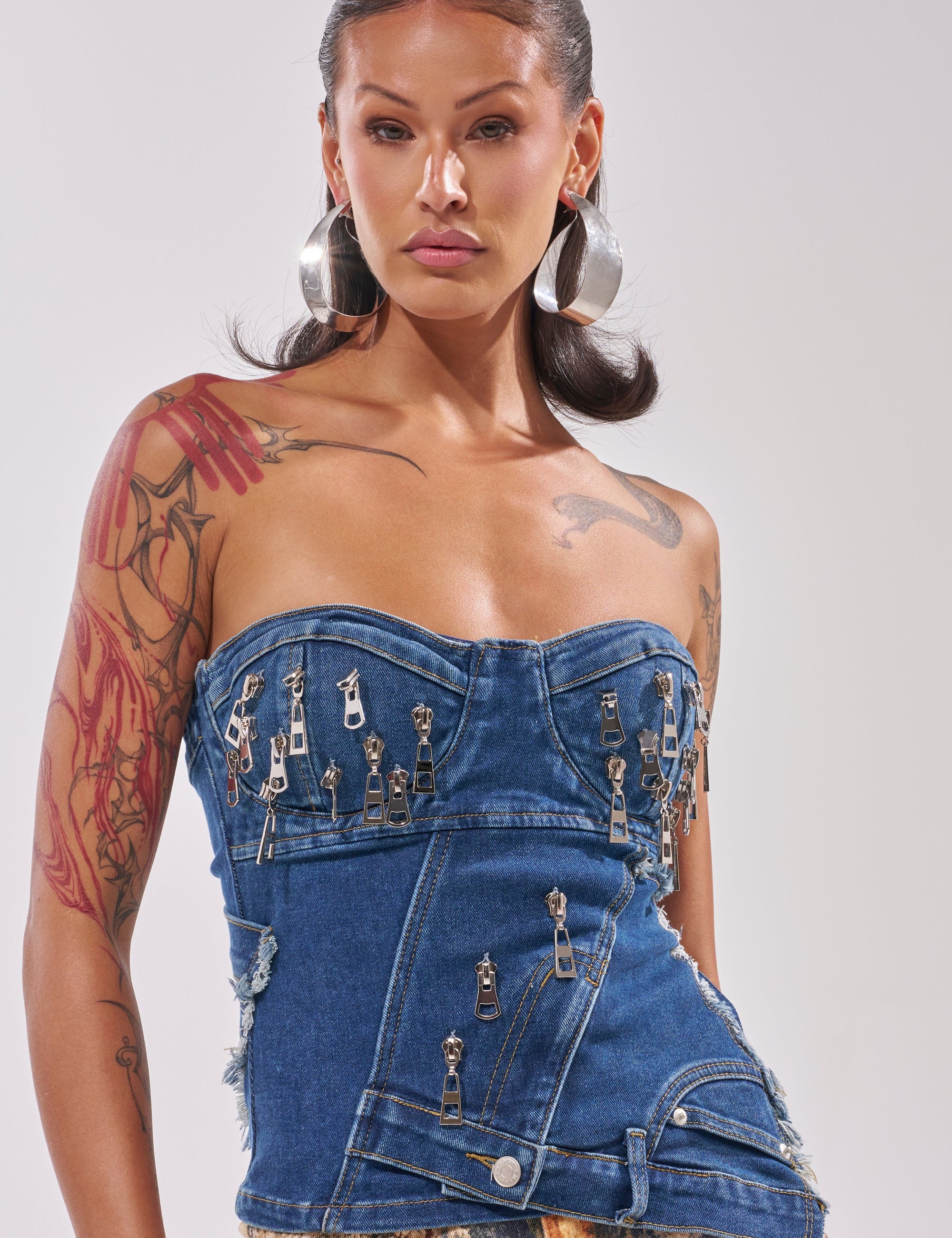 Chained Out Corset – Premium Structured Top