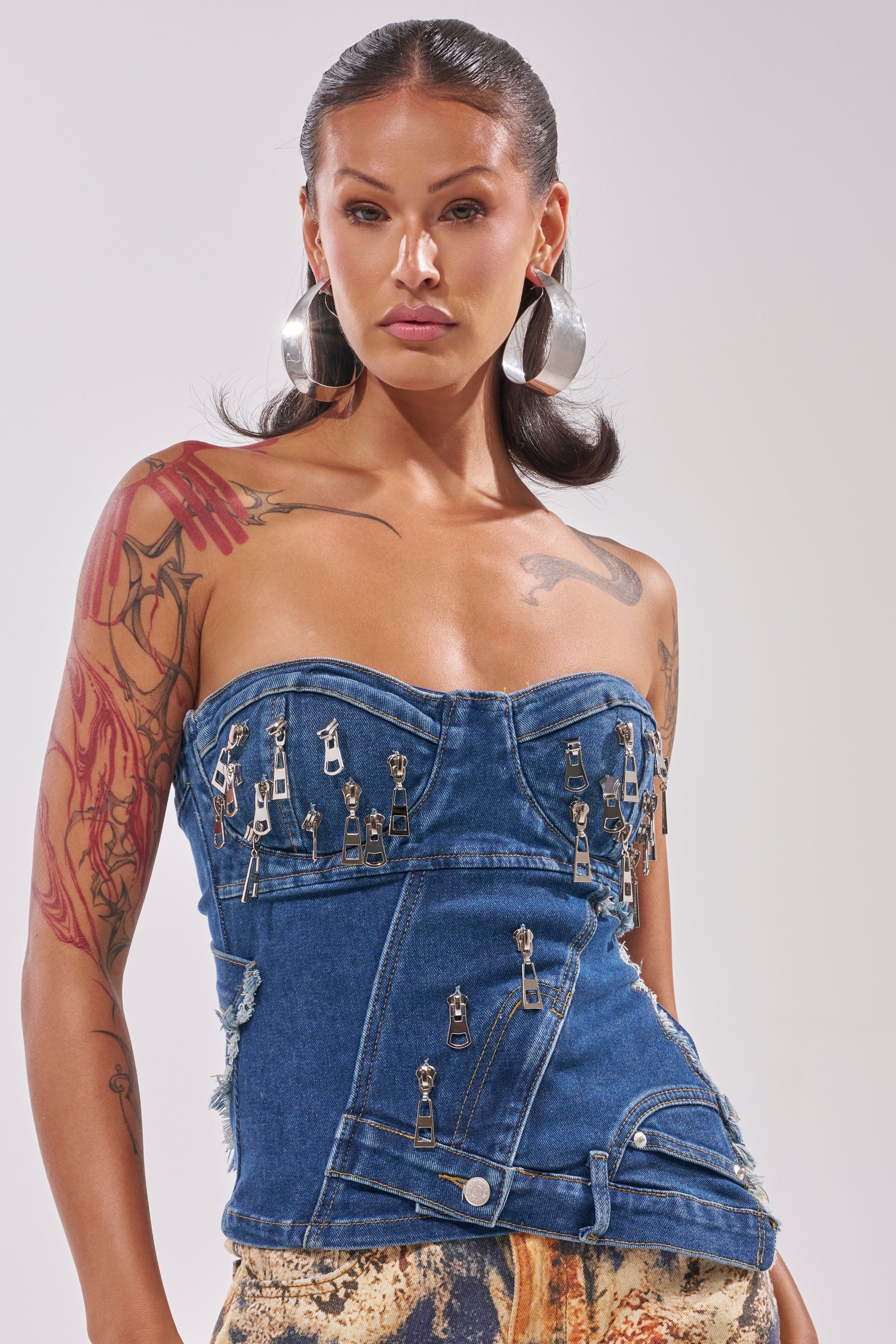Chained Out Corset – Premium Structured Top