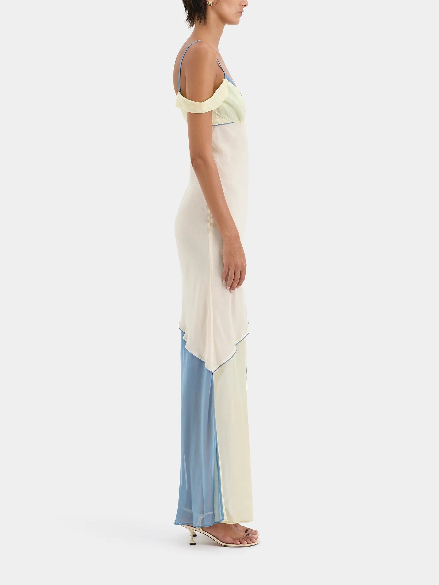 Thames Splice Midi Jurk | Geklede Midi Jurk voor Dames