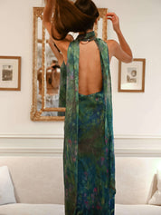 Monet Maxi Jurk - Irissen Print | Sera & Zena
