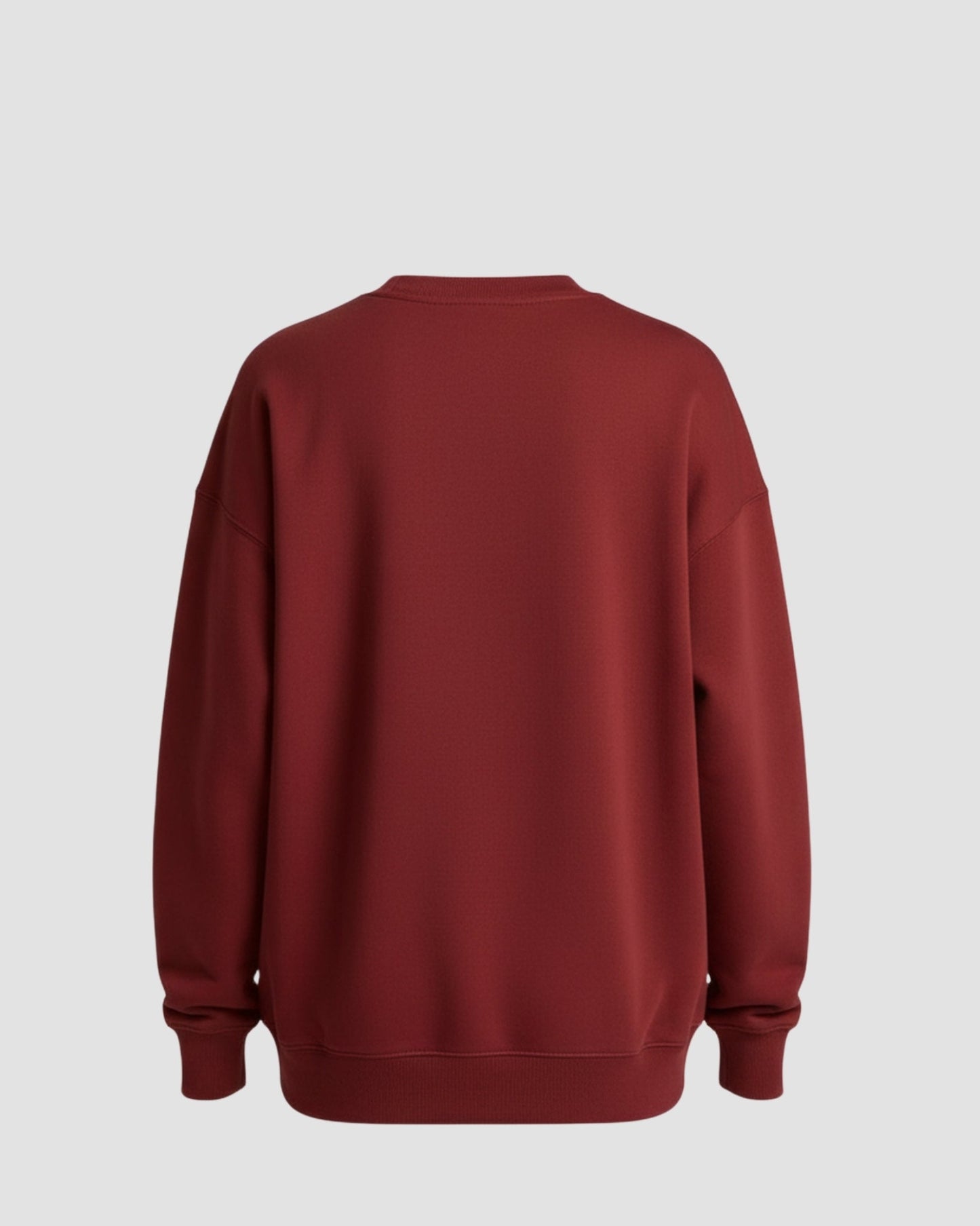 Oversized Sweatshirt Burgundy