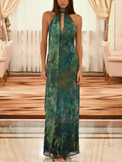 Monet Maxi Jurk - Irissen Print | Sera & Zena
