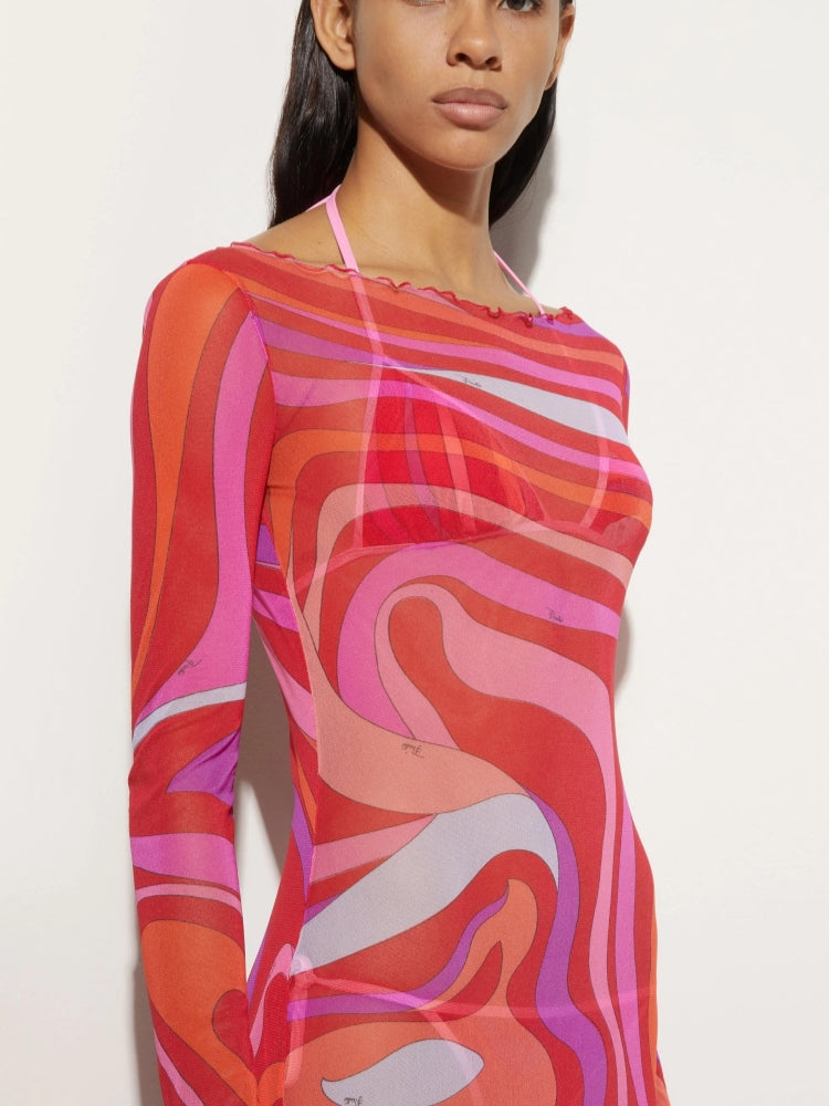 Marm Chiffon Maxi Jurk | Luchtige Zomerjurk voor Dames