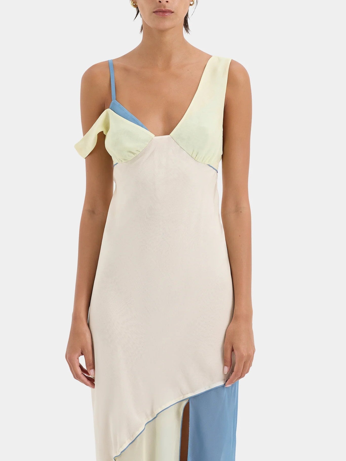 Thames Splice Midi Jurk | Geklede Midi Jurk voor Dames