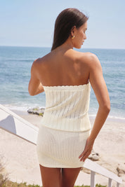 Witte Mini Cover-Up Zomerjurk | Strandjurk Dames