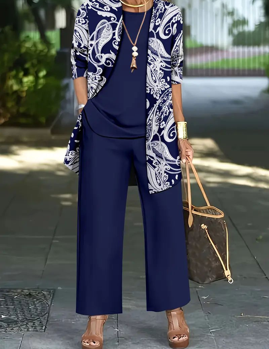 Paisley Printset - Casual Matching Outfit voor Lente & Herfs