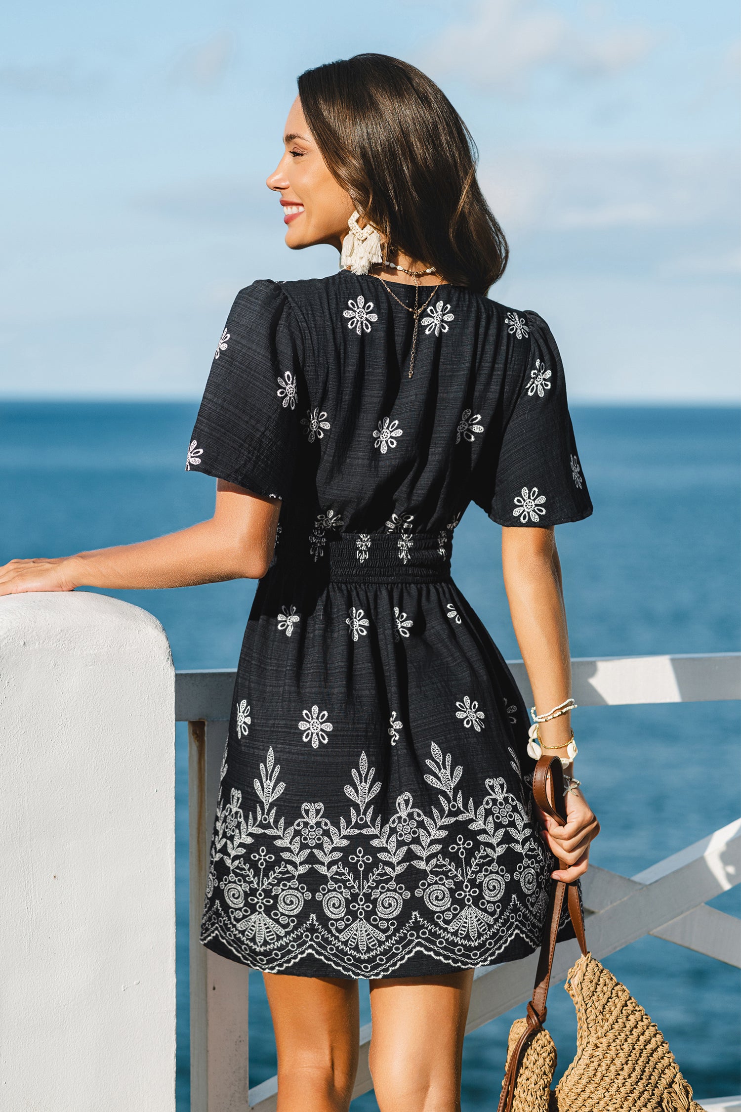 Bella Rose Bloemen Mini Jurk | Zomerse Floaral Stijl