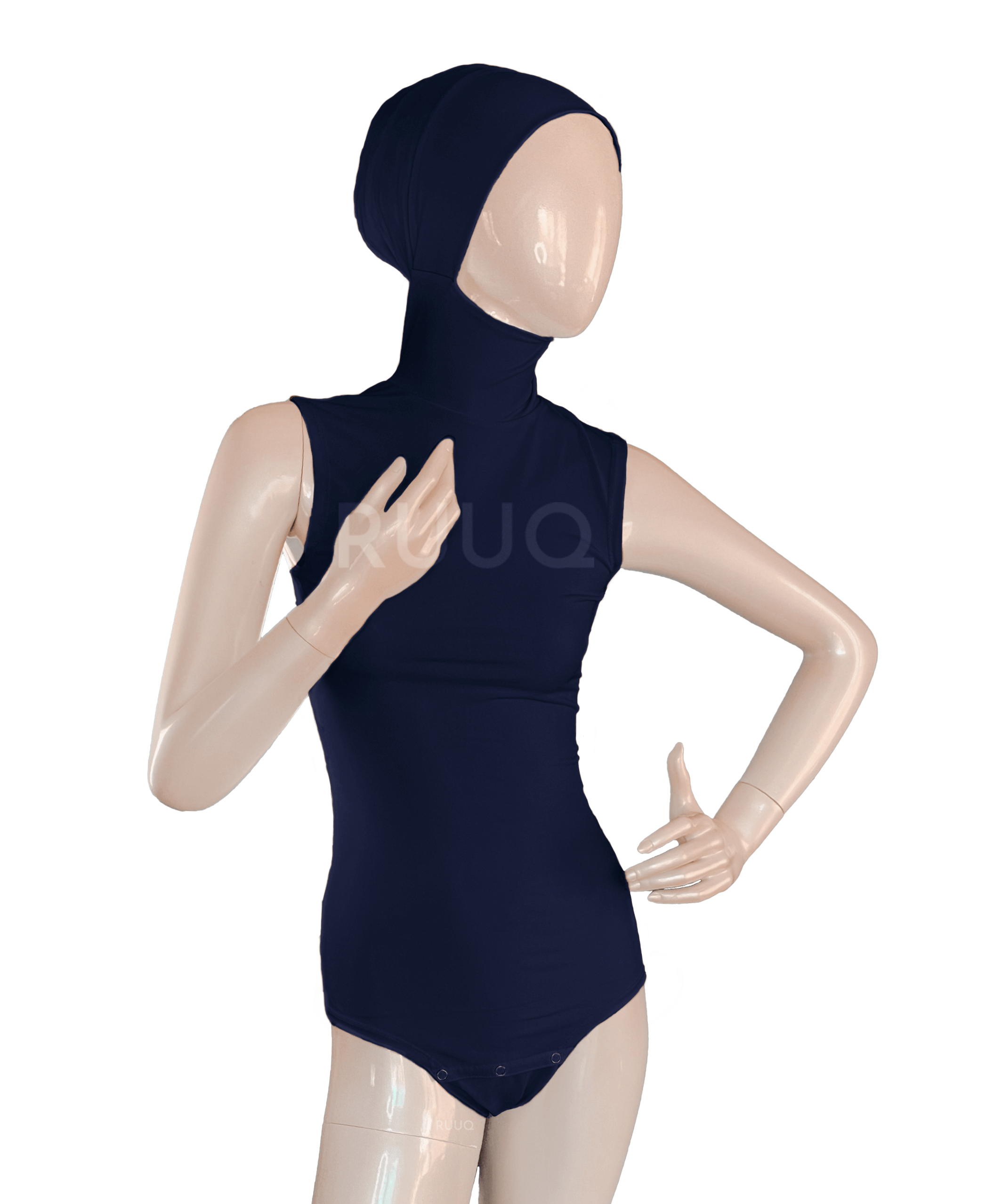 Hijab Bodysuit Mouwloos V2 — Modest Basislaag Clearance | RUUQ