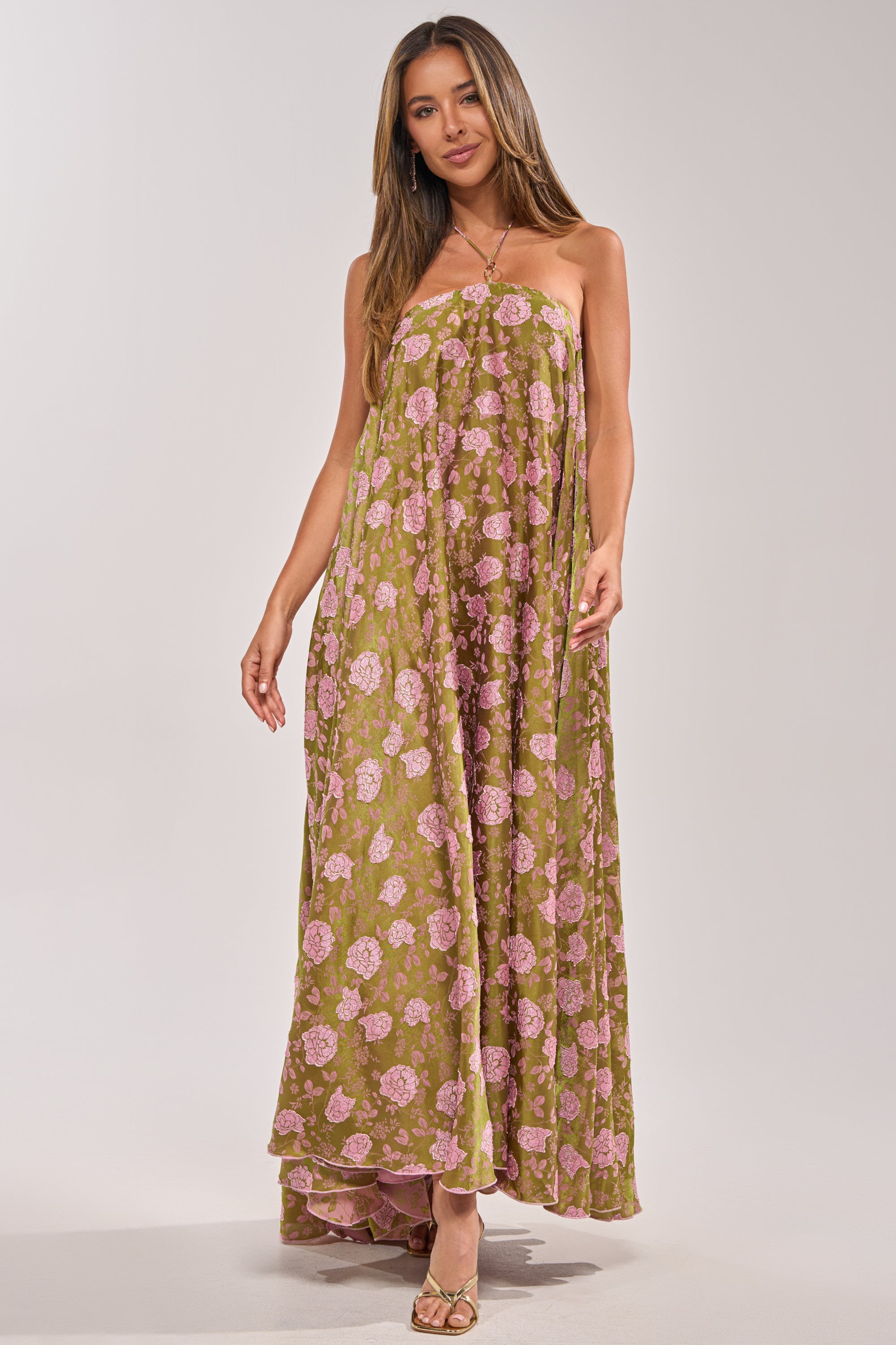 Midnight Garden Bloemen Maxi Jurk | Sera & Zena