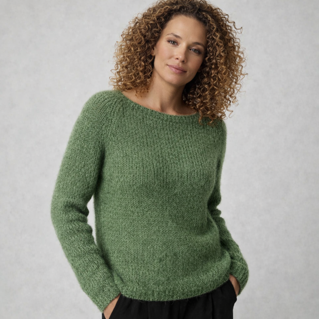 Pleun Klassiek Wollen Trui – Stijlvolle en Warme Merinowollen Damestrui