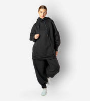 Harem Broek Fleece — Warme Wijde Modest Broek voor Winter | RUUQ