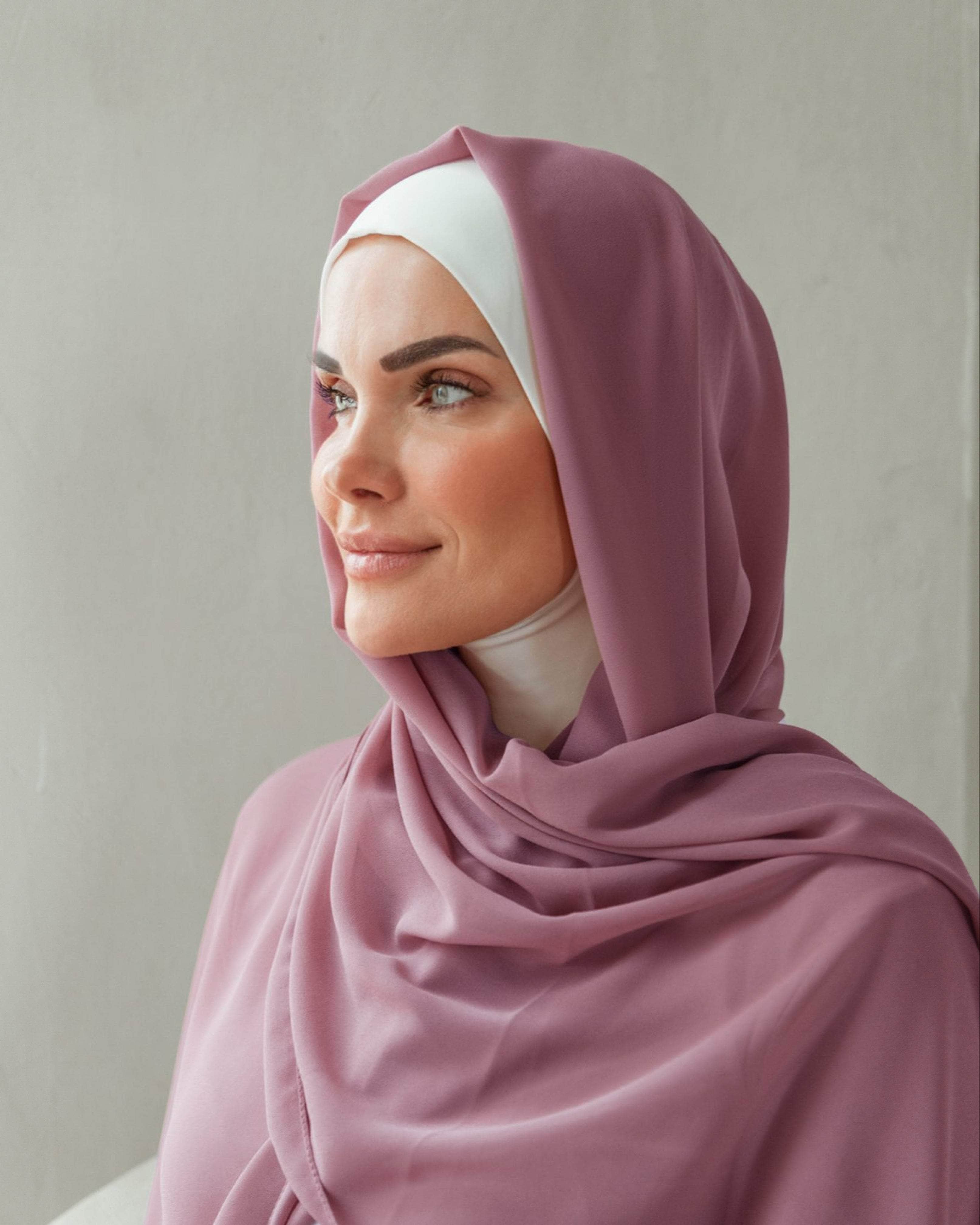 Chiffon Hijab — Premium Lichtgewicht Hijab Sjaal | RUUQ