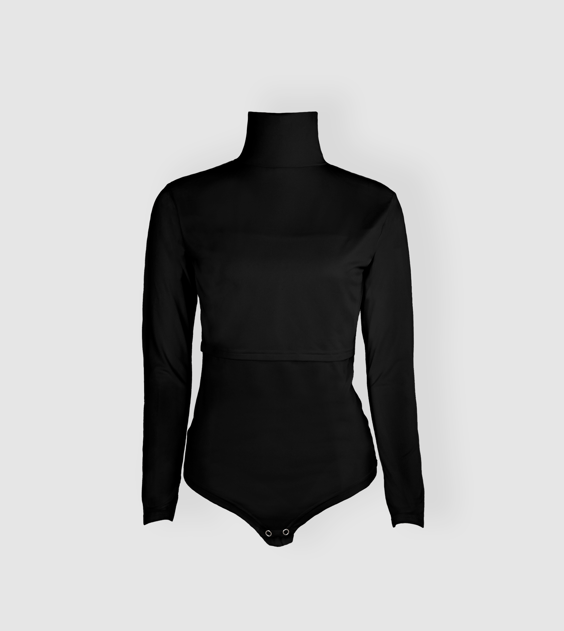 Mock Hals Bodysuit Voedingsmodel — Borstvoeding-vriendelijk | RUUQ