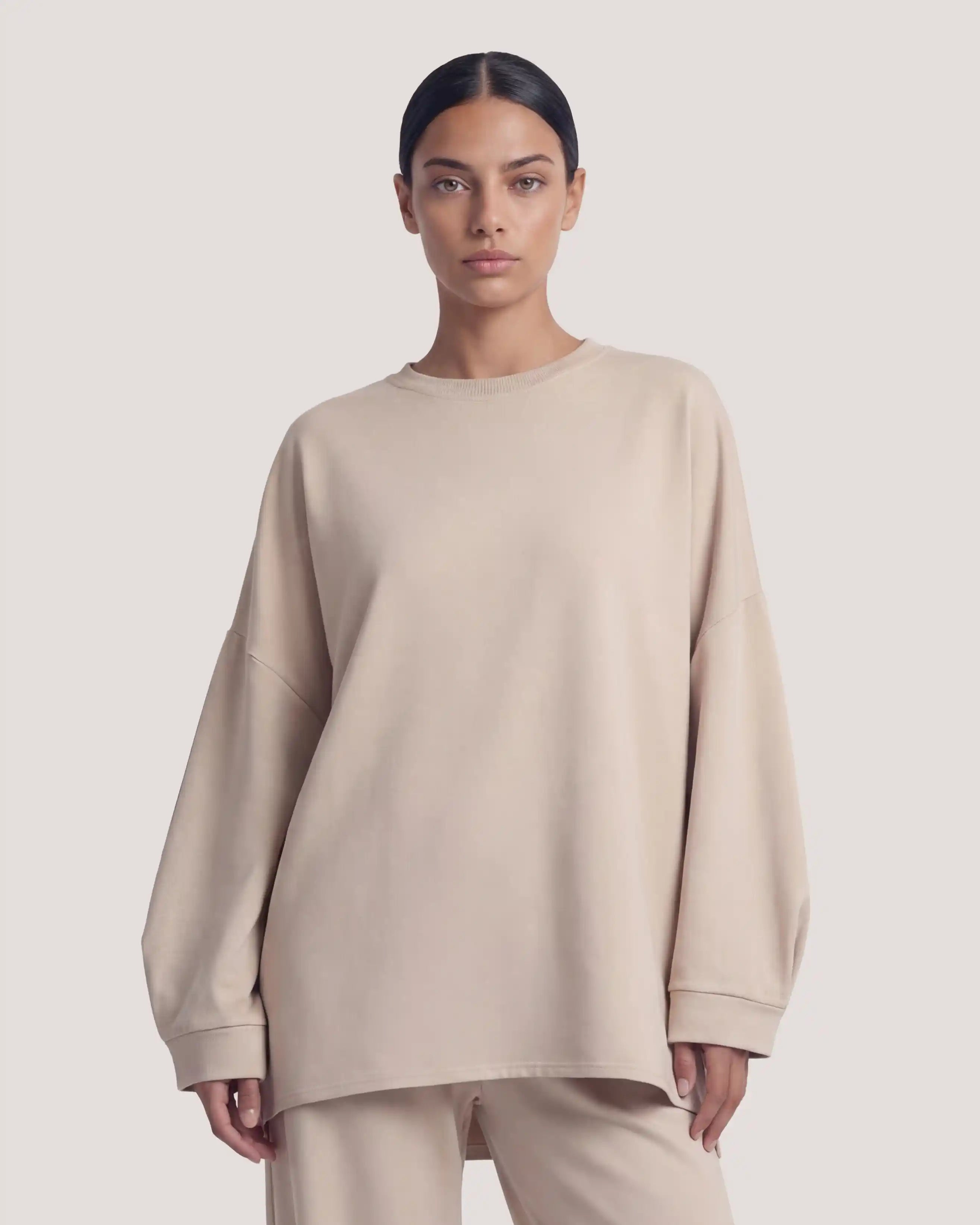 Everyday Tee — Oversized Modest Longsleeve T-Shirt | RUUQ