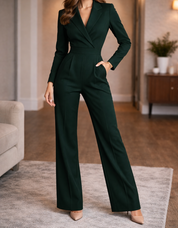 Image of Amber | Dames Jumpsuit met Wijde Pijpen