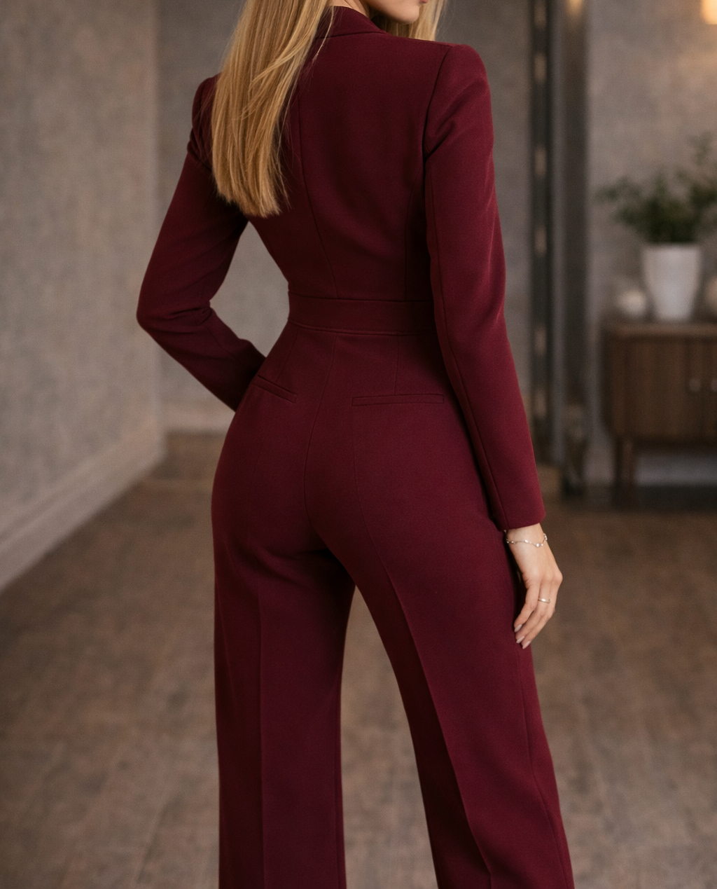 Image of Amber | Dames Jumpsuit met Wijde Pijpen