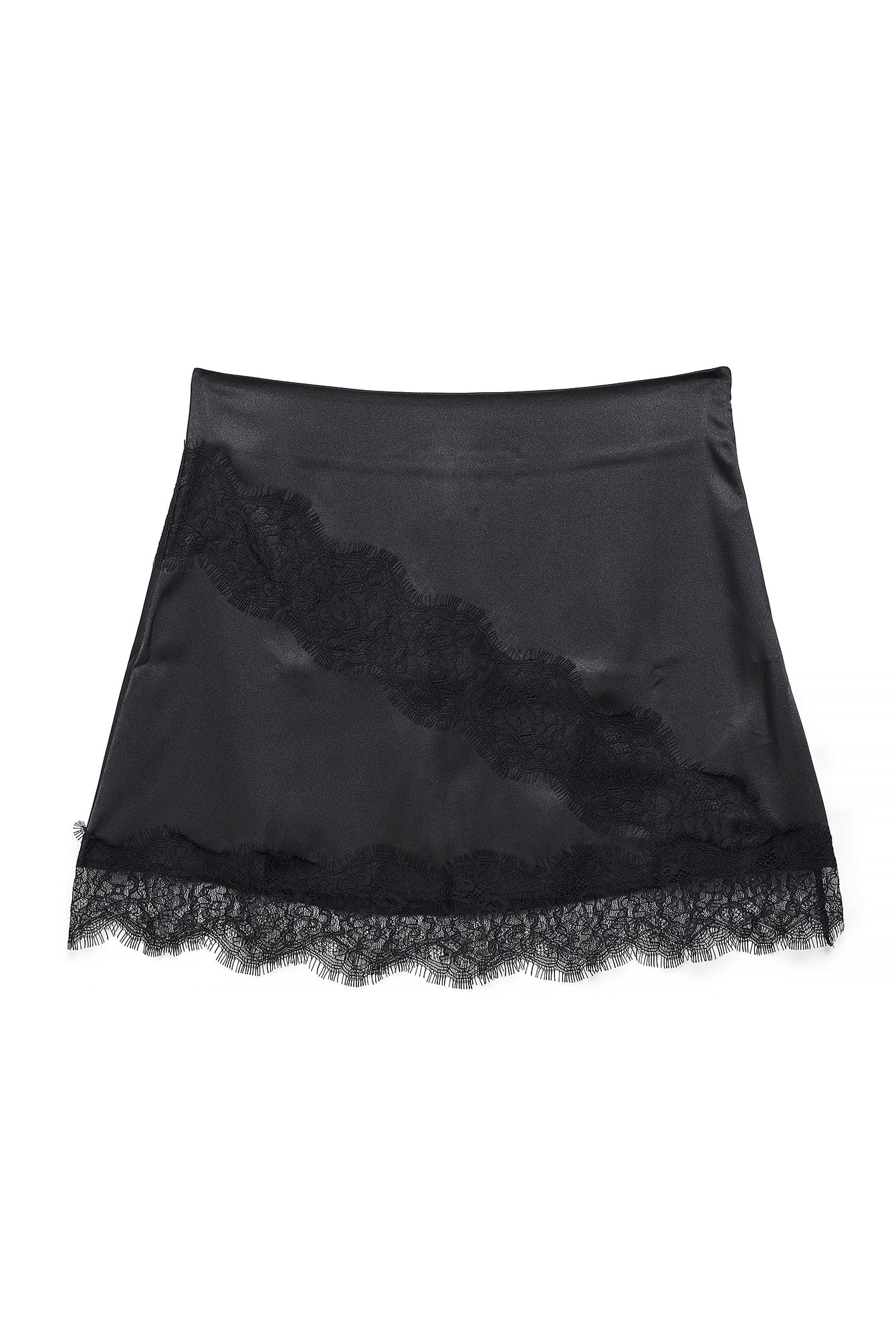 Asymmetrische Kantenrok - Elegante Saiaallure