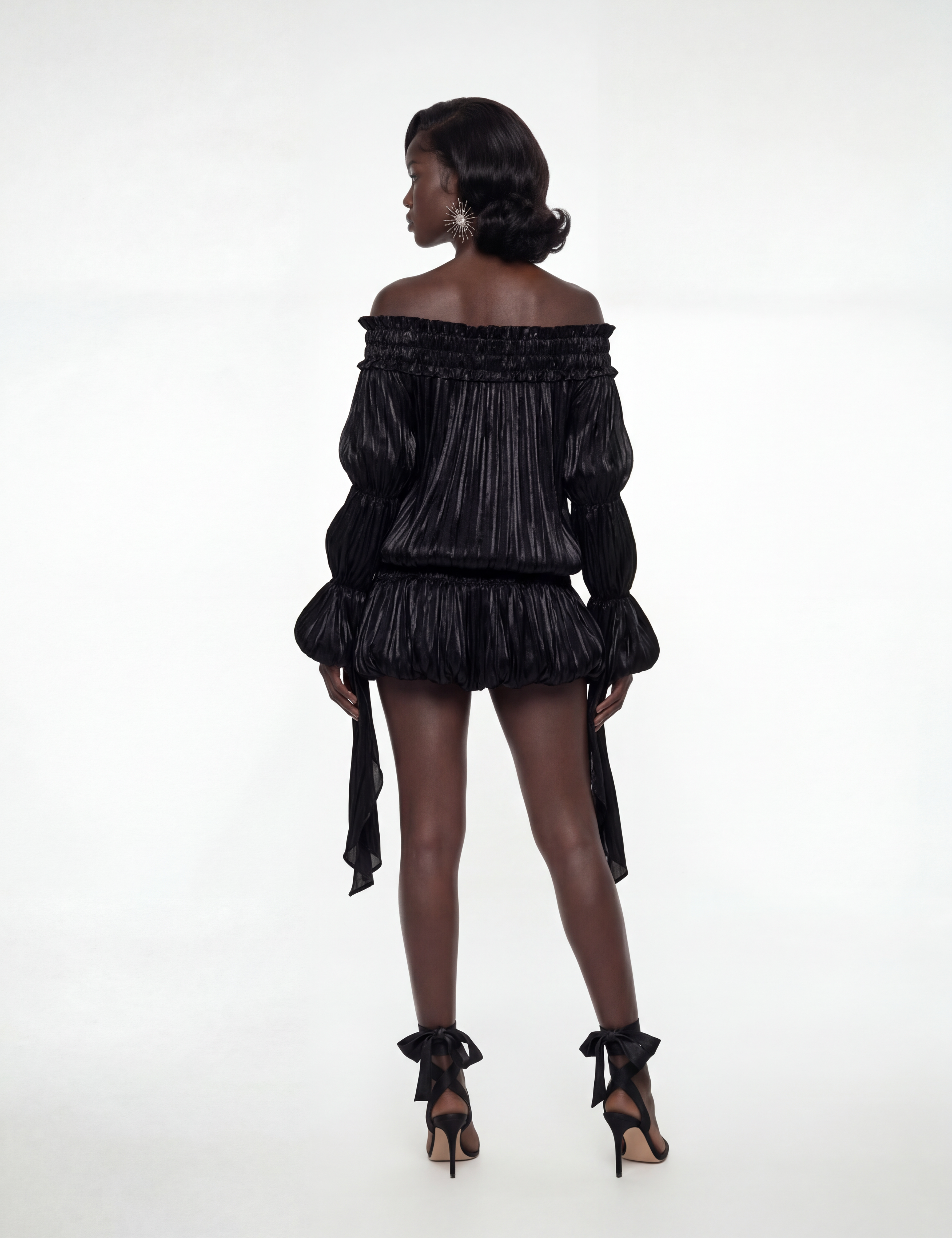 Fiona Jurk – Zwart | Elegante Dagelijkse Jurk voor Dames