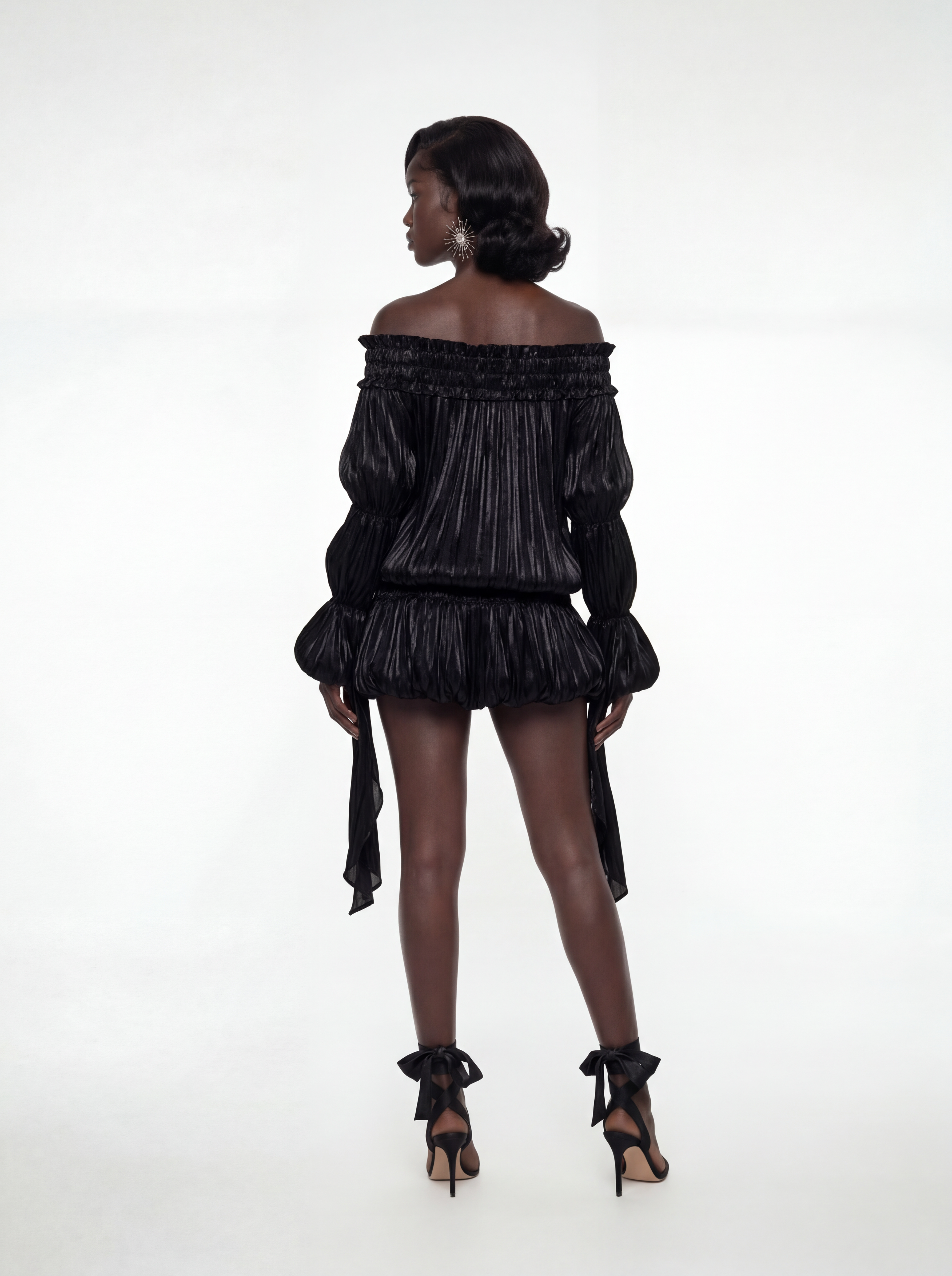 Fiona Jurk – Zwart | Elegante Dagelijkse Jurk voor Dames