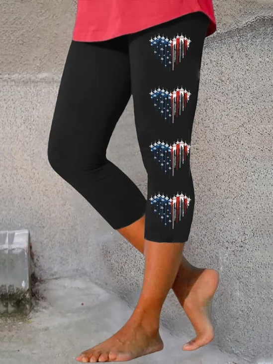 Katoenen Capri Broek met Elastische Taille - Zomer
