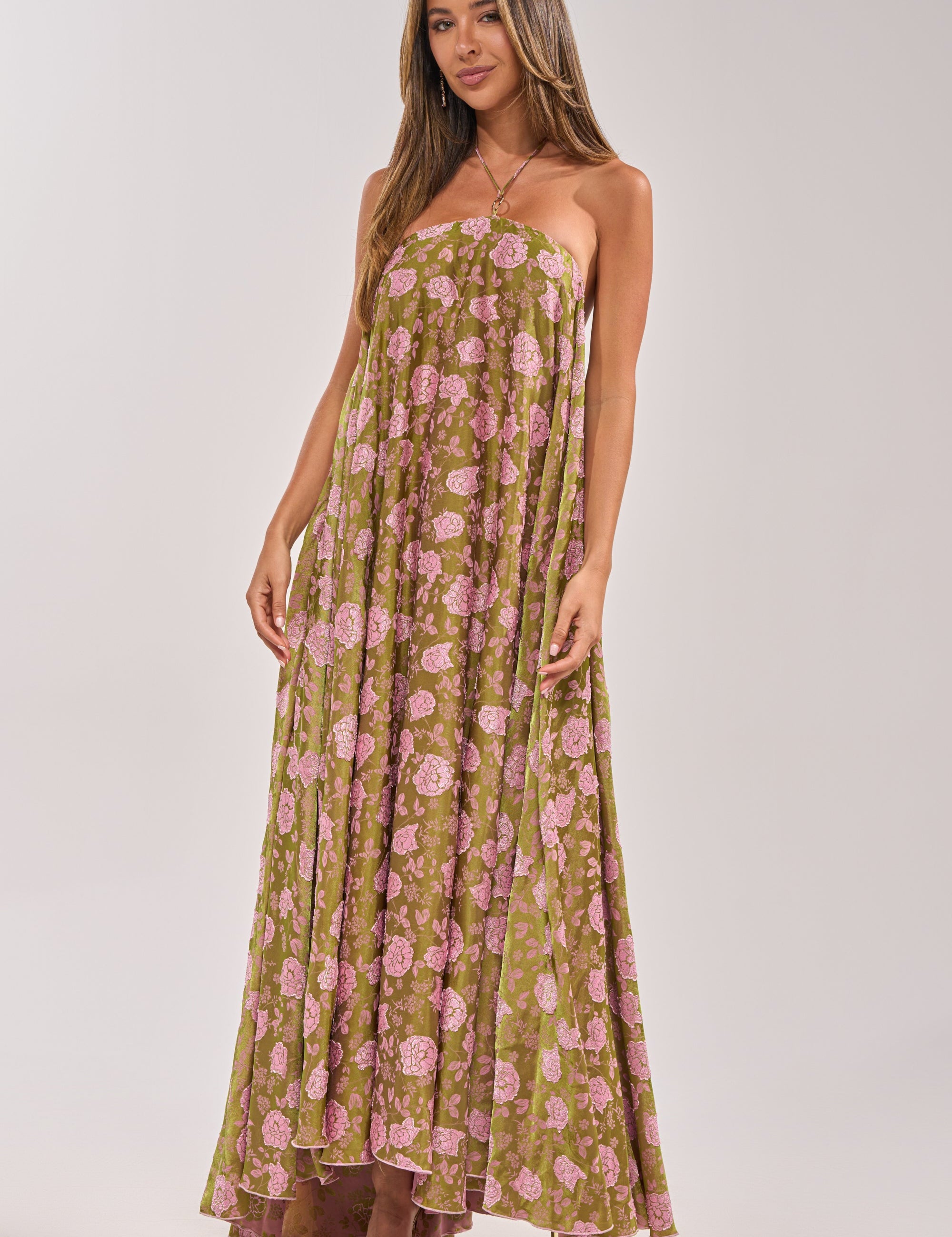 Midnight Garden Bloemen Maxi Jurk | Sera & Zena