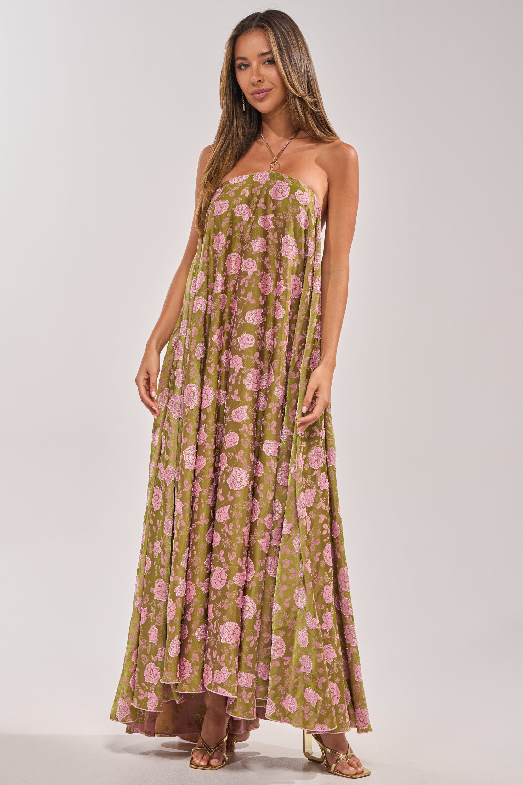 Midnight Garden Bloemen Maxi Jurk | Sera & Zena