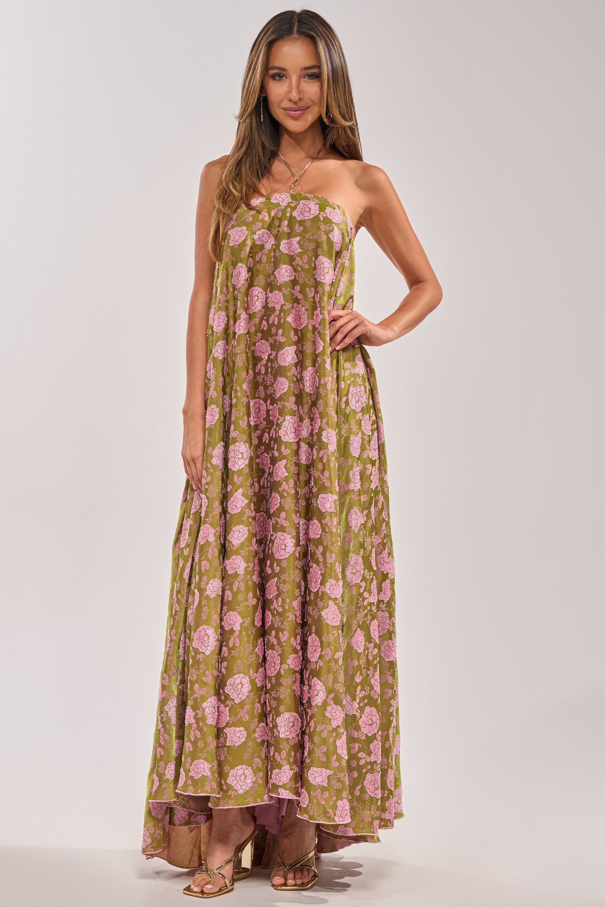 Midnight Garden Bloemen Maxi Jurk | Sera & Zena