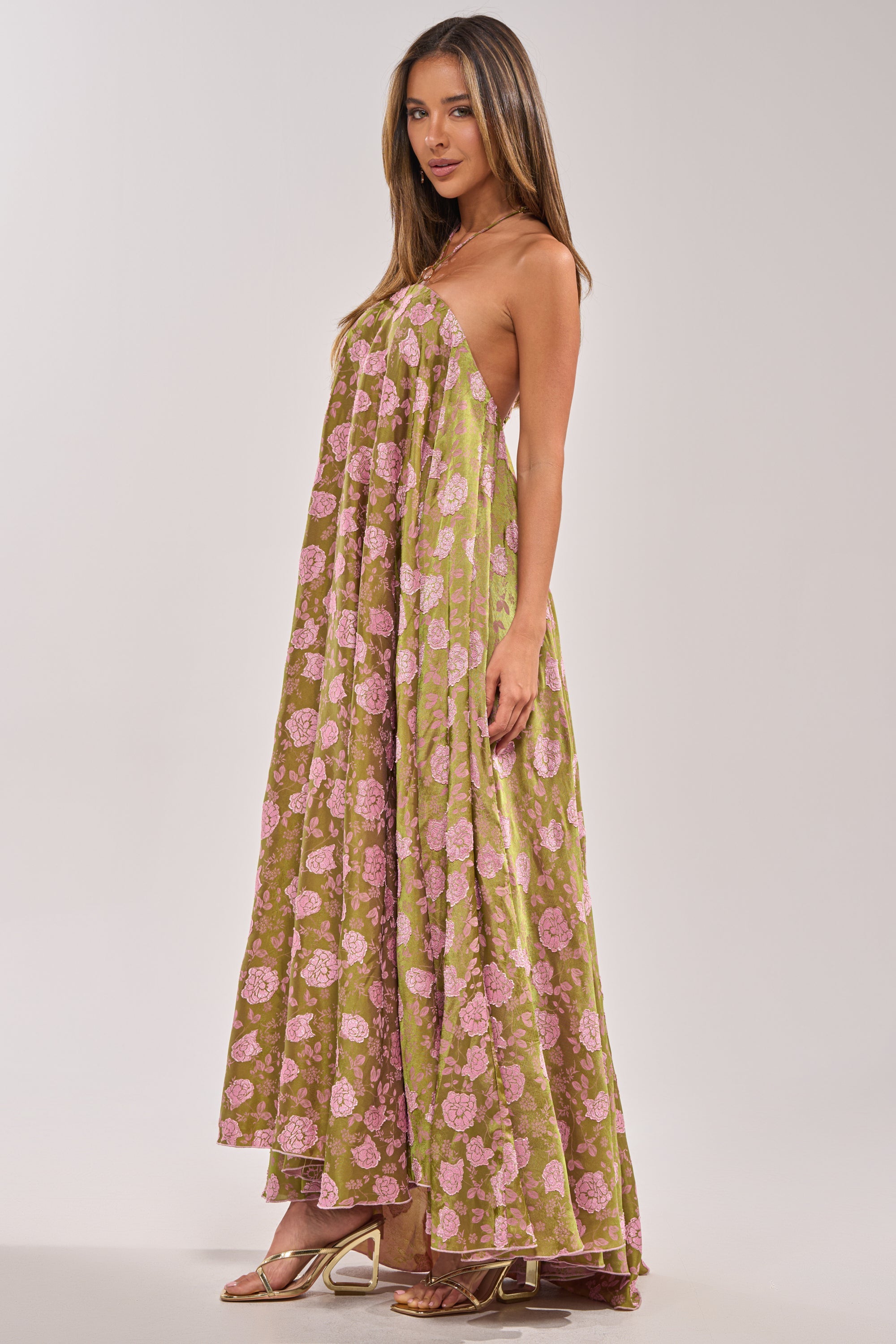 Midnight Garden Bloemen Maxi Jurk | Sera & Zena