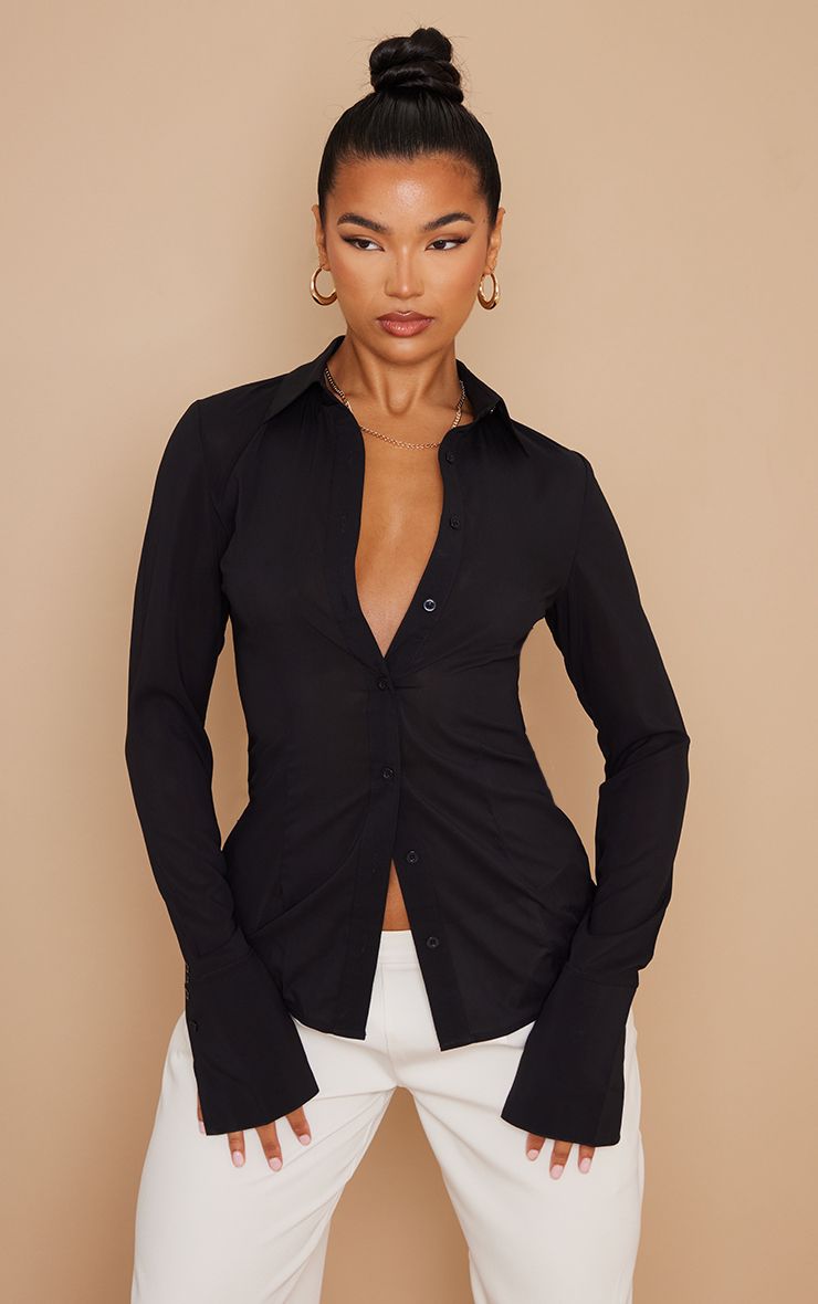 Chiffon Blouse Fitted - Elegante Basisblouse