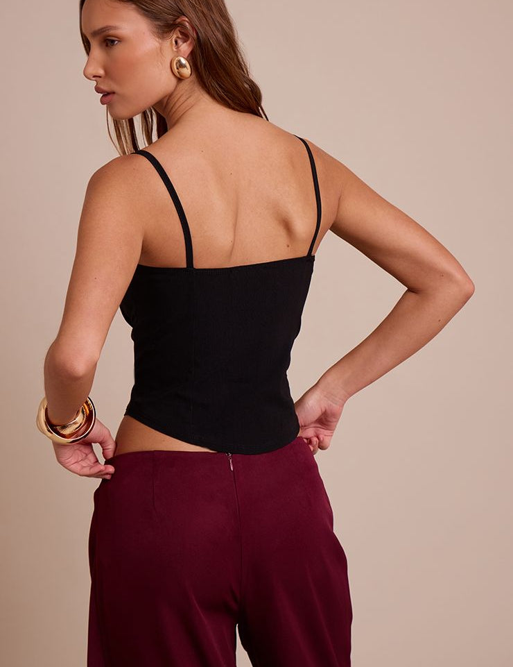 Bengaline Corset met Gespreide Zoom