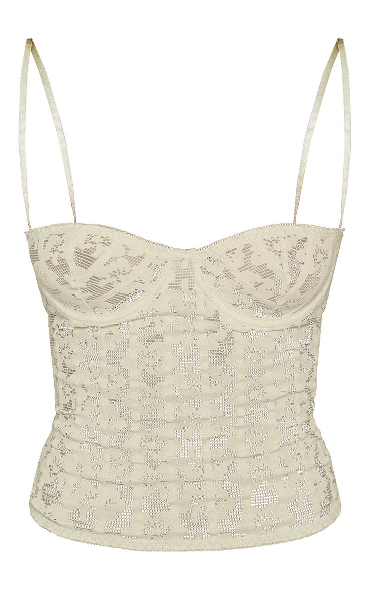 Kanten Spaghetti Corset - Elegante Elegantie voor Elke Avond