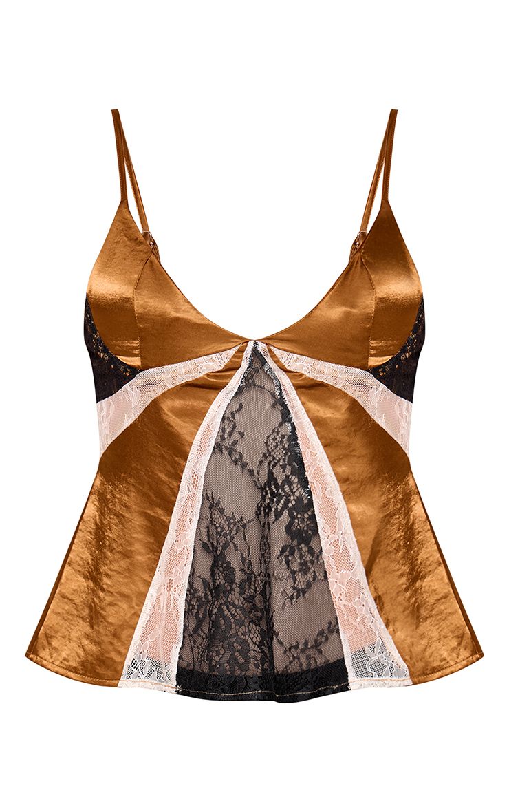 Kant Camisole Top met Spaghettibandje