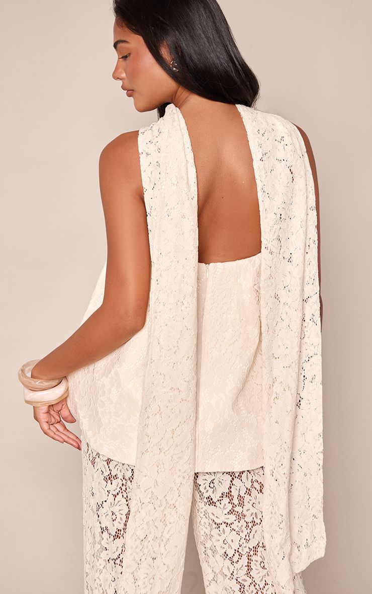 Gestructureerde Kanten Sweetheart Bandeau Top Co-ord