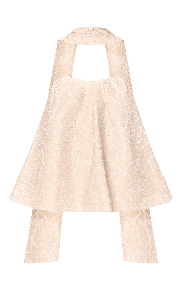 Gestructureerde Kanten Sweetheart Bandeau Top Co-ord