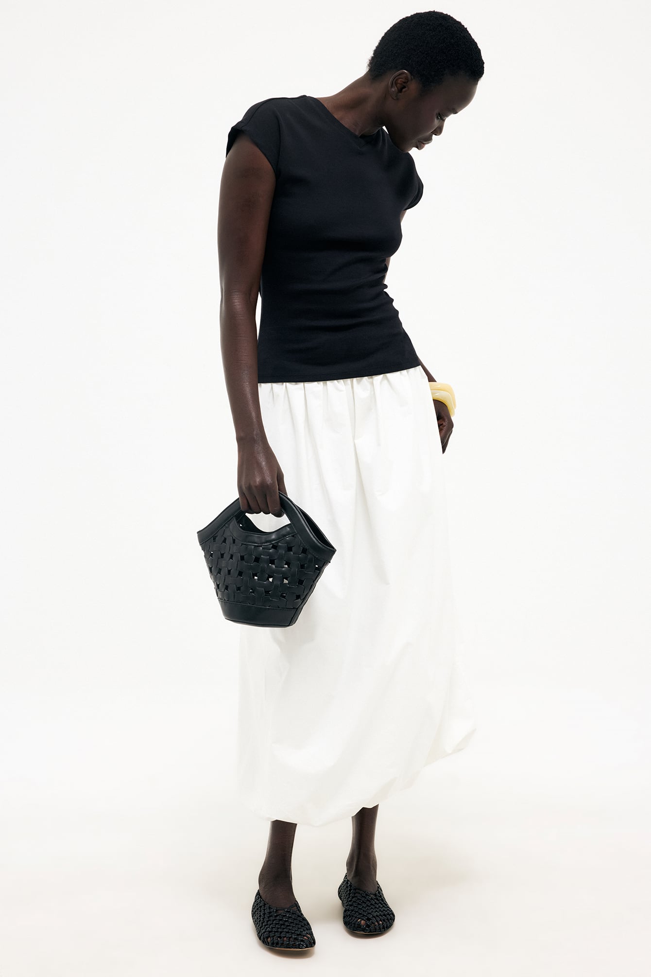 Katoenen Bubble Midi Rok | Luchtig & Zomers