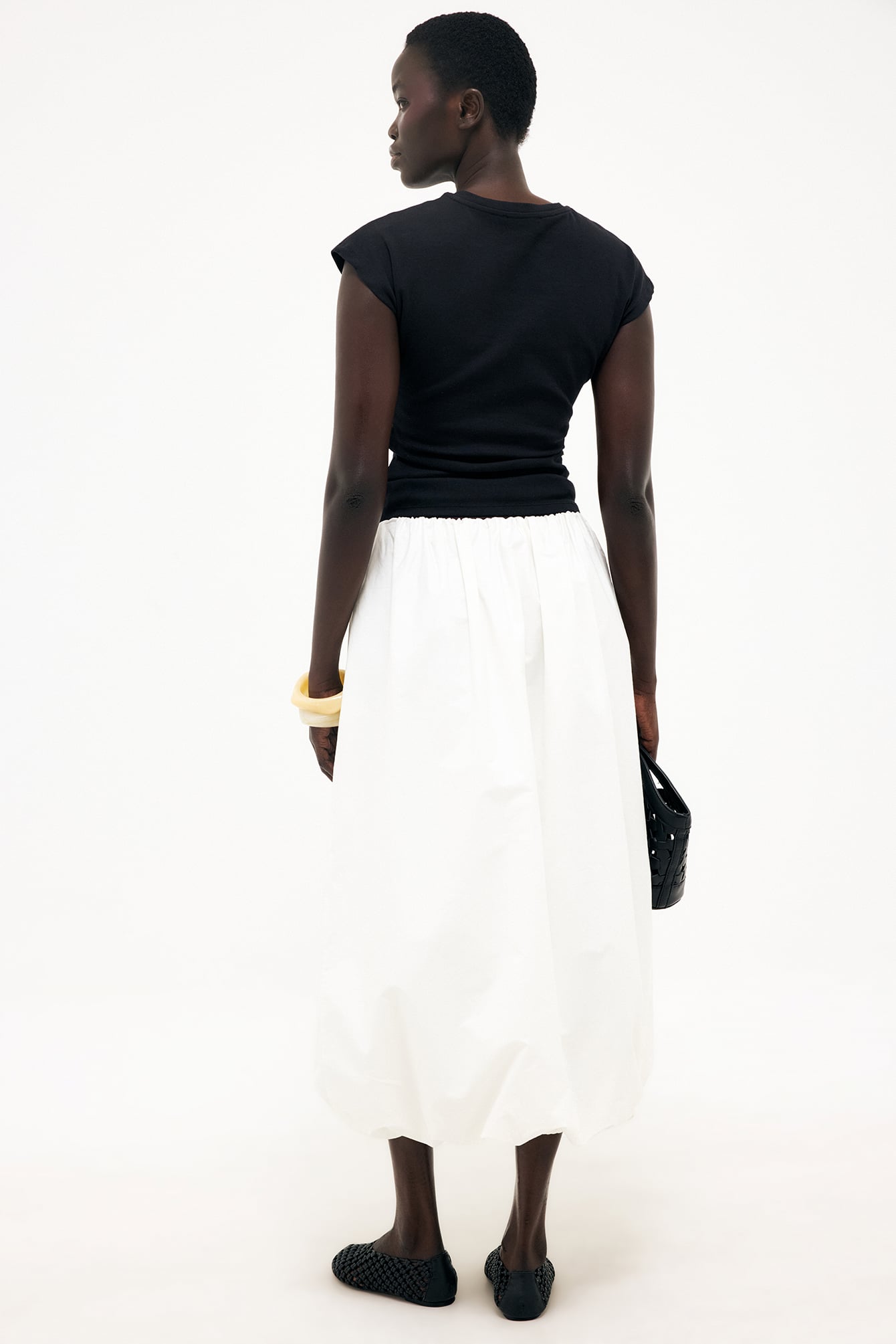 Katoenen Bubble Midi Rok | Luchtig & Zomers
