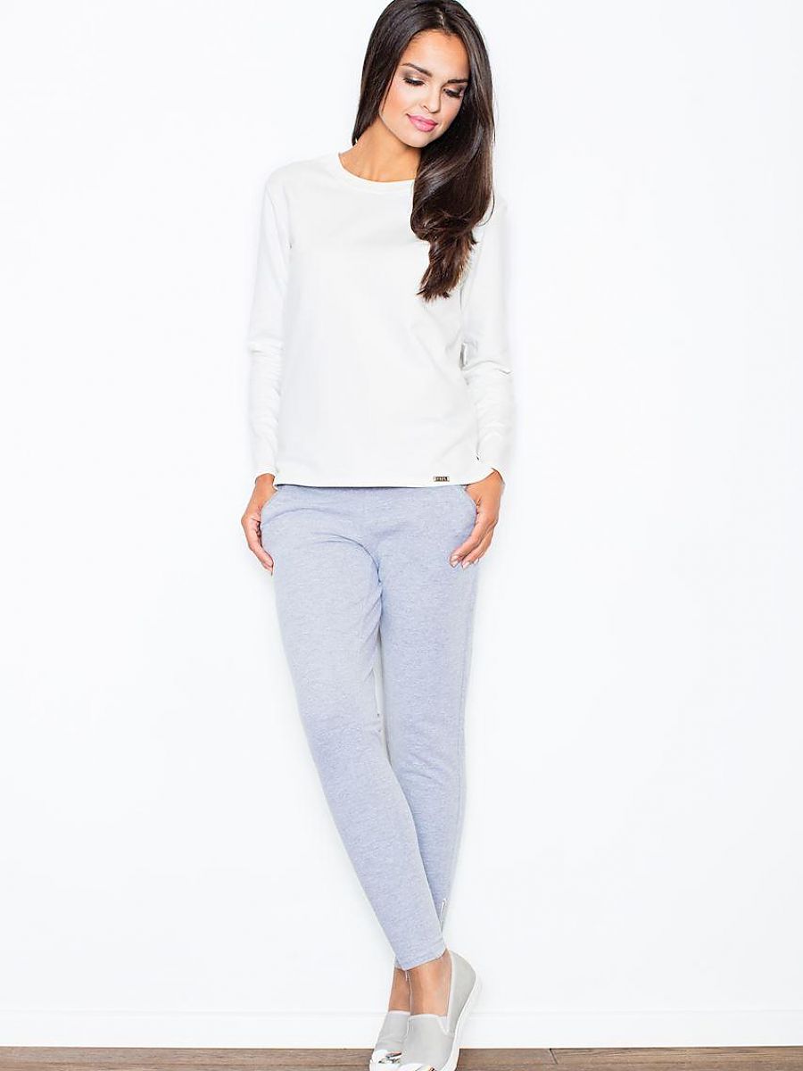 Lyne Grijze Katoenen Joggingbroek | Sera & Zena