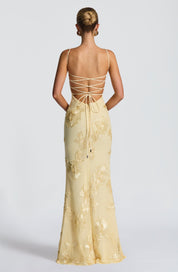 Dames Avondjurk Mouwloos met Corset en Bloemenprint in Mermaid Silhouet