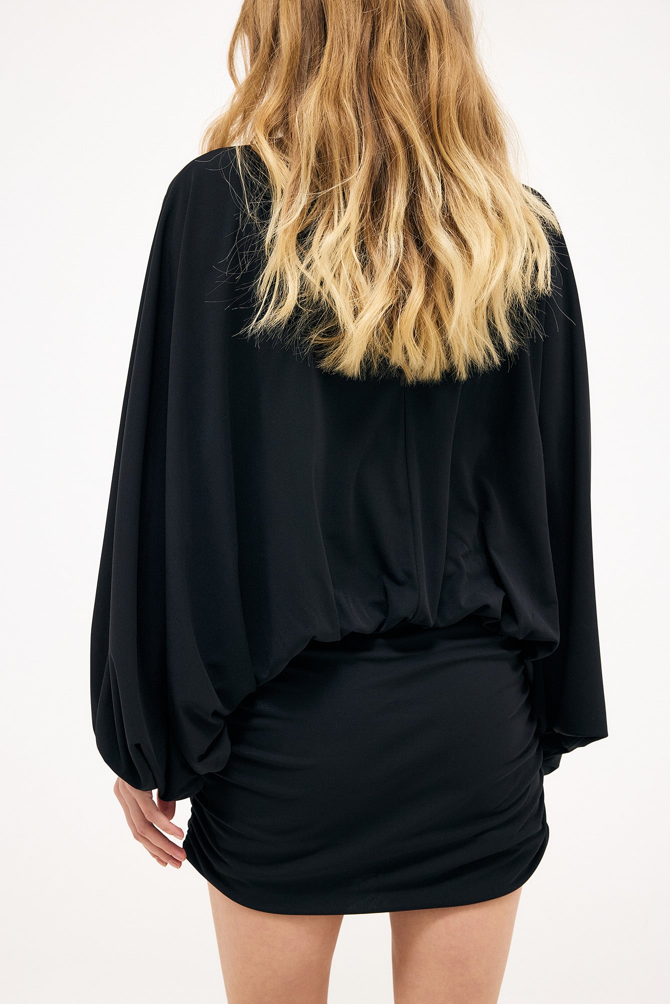 Gedrapeerde Mini Jurk – Elegant & Luchtig voor Elke Dag